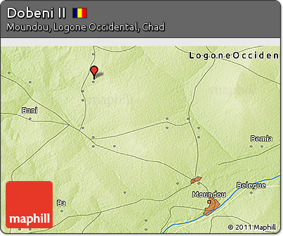 Physical 3D Map of Dobeni II