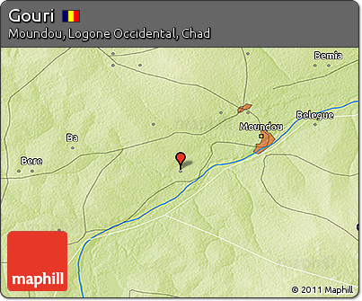 Physical 3D Map of Gouri