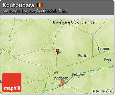 Physical 3D Map of Koutoubara