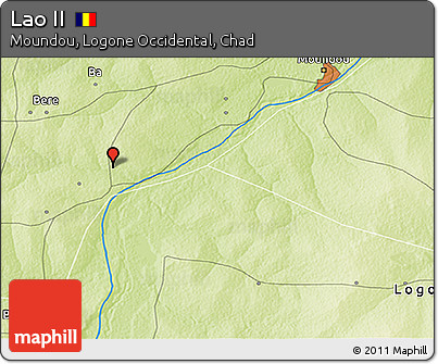 Physical 3D Map of Lao II