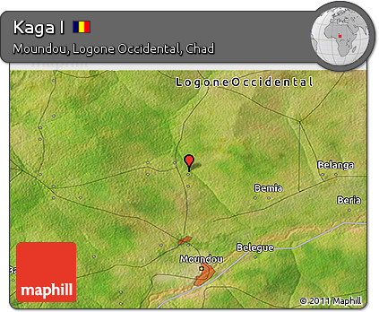 Satellite 3D Map of Kaga I