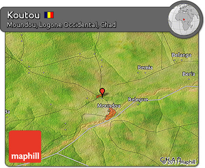 Satellite 3D Map of Koutou