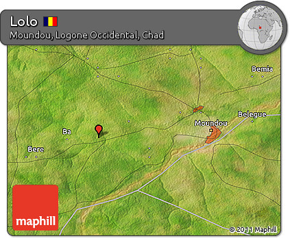 Satellite 3D Map of Lolo