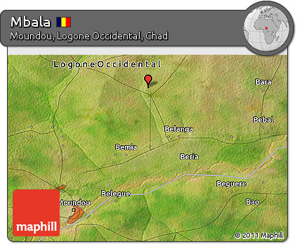 Satellite 3D Map of Mbala