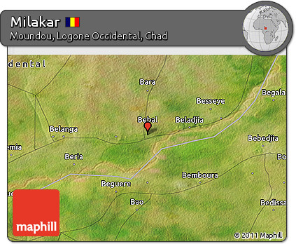 Satellite 3D Map of Milakar