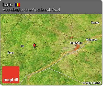 Satellite 3D Map of Lolo