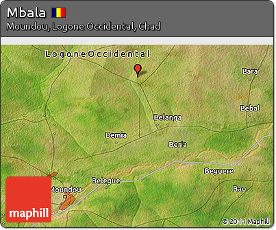 Satellite 3D Map of Mbala