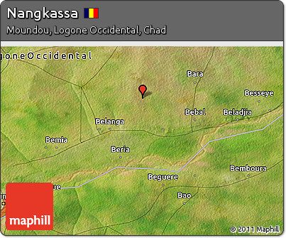 Satellite 3D Map of Nangkassa