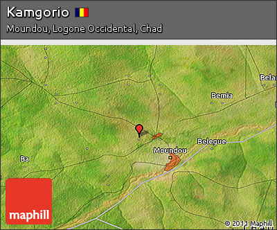 Satellite 3D Map of Kamgorio