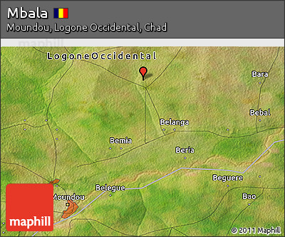 Satellite 3D Map of Mbala