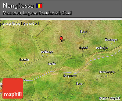 Satellite 3D Map of Nangkassa