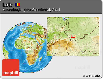 Physical Location Map of Lolo