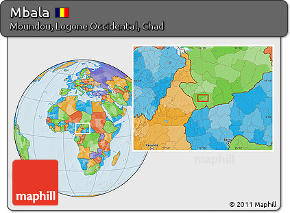 Political Location Map of Mbala