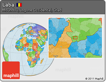 Political Location Map of Laba