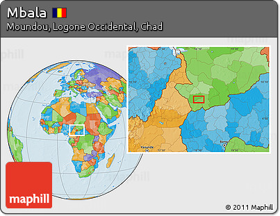 Political Location Map of Mbala