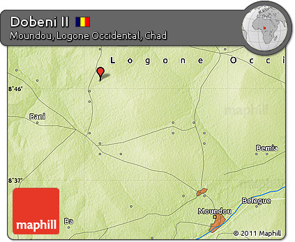 Physical Map of Dobeni II