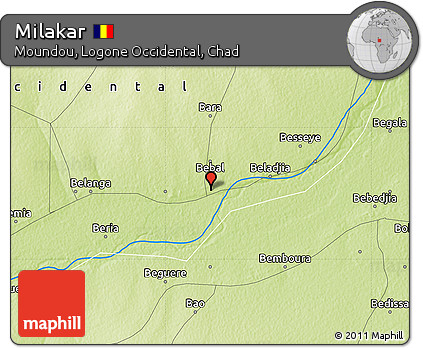 Physical Map of Milakar