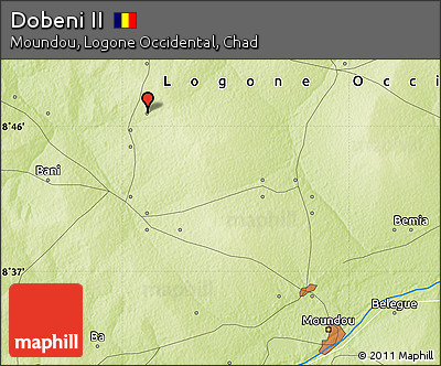 Physical Map of Dobeni II