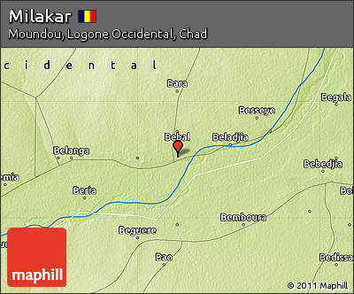 Physical Map of Milakar