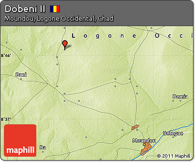 Physical Map of Dobeni II