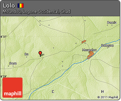 Physical Map of Lolo