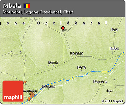 Physical Map of Mbala