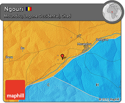 Political Map of Ngouri