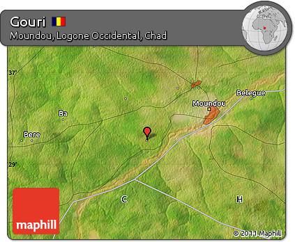 Satellite Map of Gouri