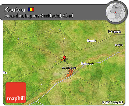 Satellite Map of Koutou