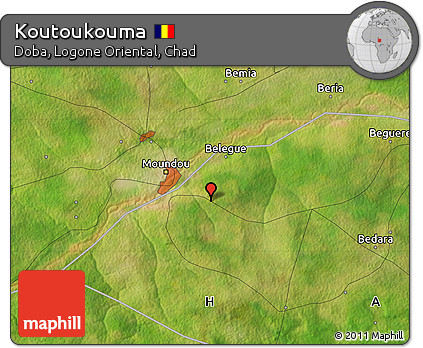 Satellite Map of Koutoukouma