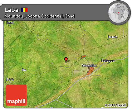 Satellite Map of Laba