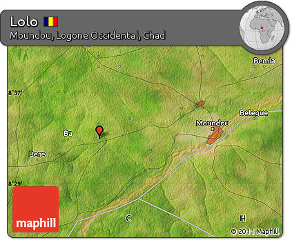 Satellite Map of Lolo