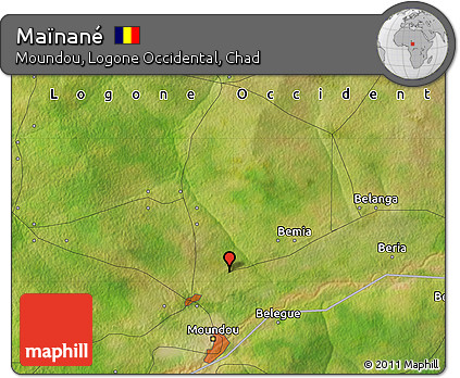 Satellite Map of Maïnané
