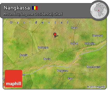 Satellite Map of Nangkassa