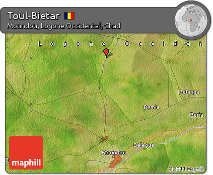 Satellite Map of Toul-Bietar