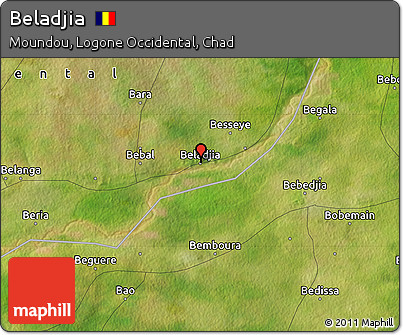 Satellite Map of Beladjia