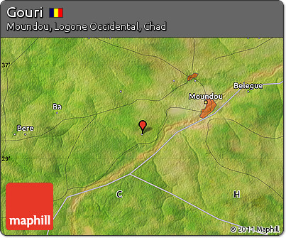 Satellite Map of Gouri
