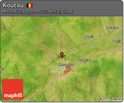 Satellite Map of Koutou