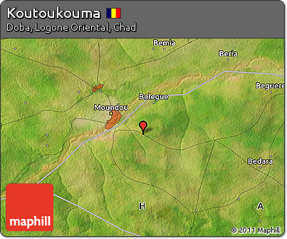 Satellite Map of Koutoukouma