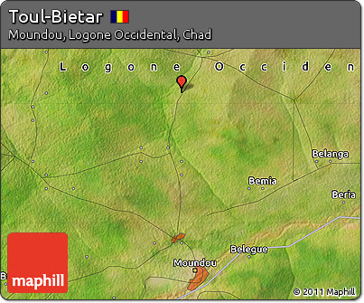 Satellite Map of Toul-Bietar