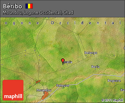 Satellite Map of Béribo
