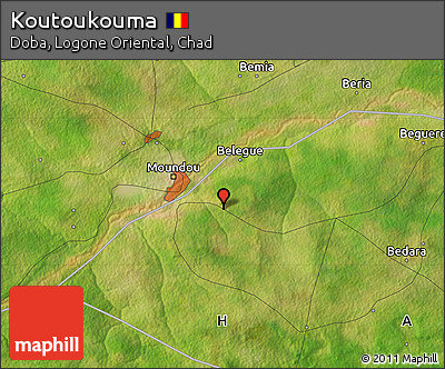 Satellite Map of Koutoukouma