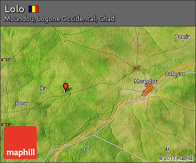 Satellite Map of Lolo