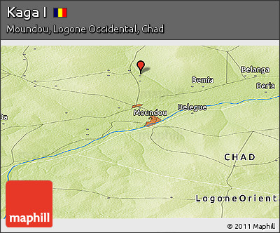 Physical Panoramic Map of Kaga I