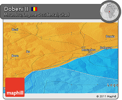 Political Panoramic Map of Dobeni II