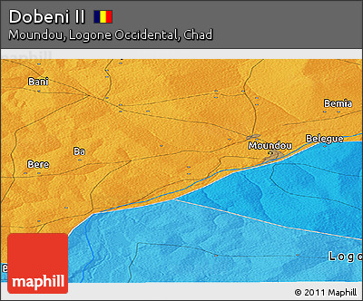 Political Panoramic Map of Dobeni II