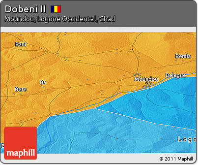 Political Panoramic Map of Dobeni II