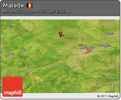 Satellite Panoramic Map of Matede