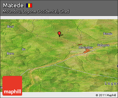 Satellite Panoramic Map of Matede