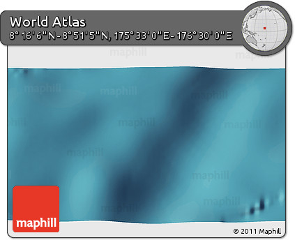 Satellite 3D Map of the Area around 8° 33' 36" N, 176° 1' 30" E